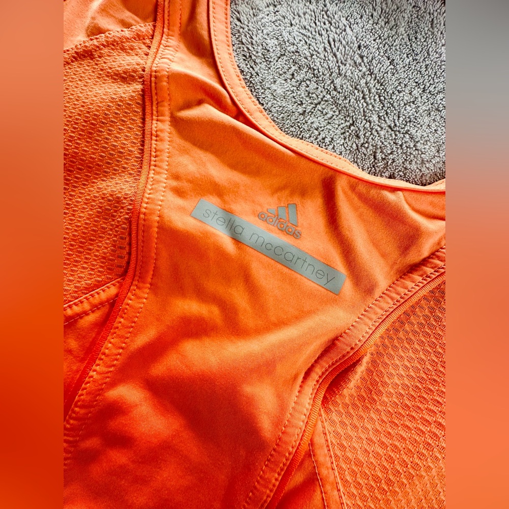 Stella McCartney Womens Orange Teal Green Leggings T Shirt Top Set Size XS-S - Picture 3 of 5
